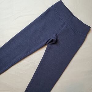 Athleta Girl Size L Polartec Tight Legging High Rise Heather Blue 881897